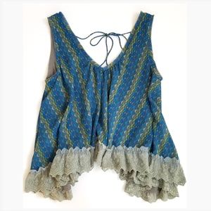 Free People oversized cropped top